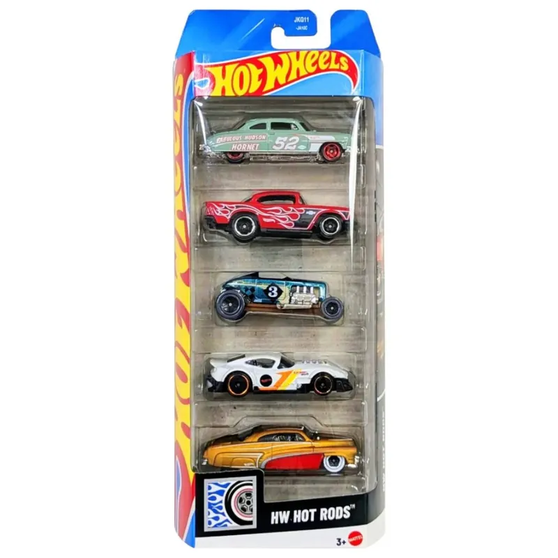 Legjobb ár Hot Wheels Hot Rods 5db-os kisautó szett 1/64 - Mattel