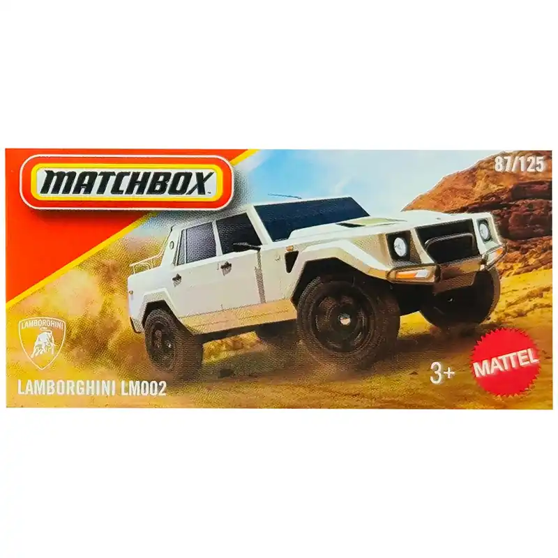 Olcsóbb Matchbox Lamborghini LM002 fehér kisautó 1/64 – Mattel