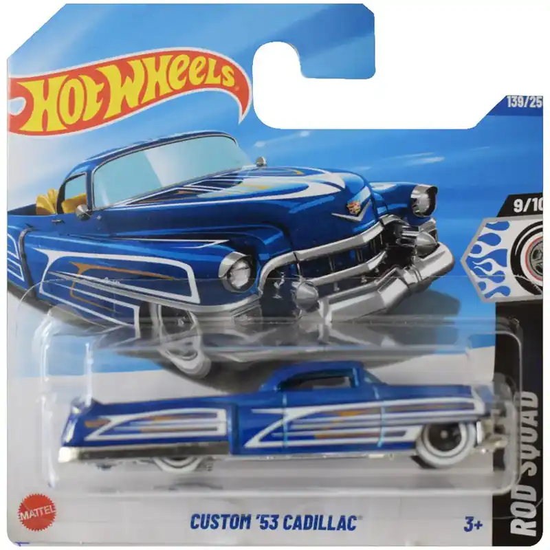 Exkluzív ajánlat Hot Wheels Custom ’53 Cadillac kék kisautó 1/64 - Mattel