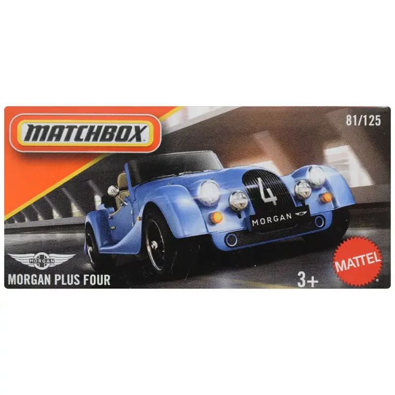 Korlátozott ajánlat Matchbox Papírdobozos Morgan Plus Four kisautó 1/64 - Mattel