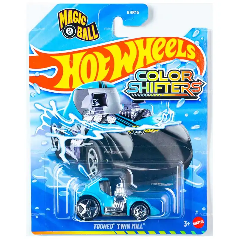 Szuper akció Hot Wheels Tooned Twin Mill színváltós kisautó 1/64 - Mattel