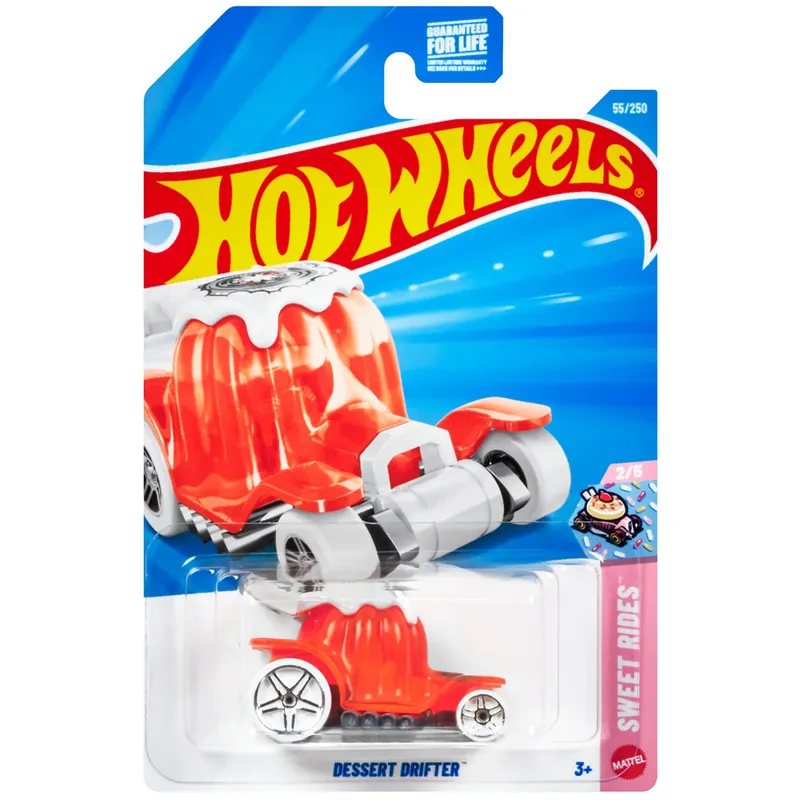 Árcsökkenés Hot Wheels Dessert Drifter narancssárga kisautó 1/64 - Mattel