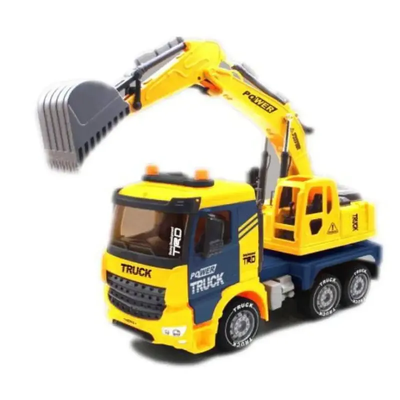 Power Truck markolódarus teherautó fénnyel és hanggal 40cm Legnépszerűbb
