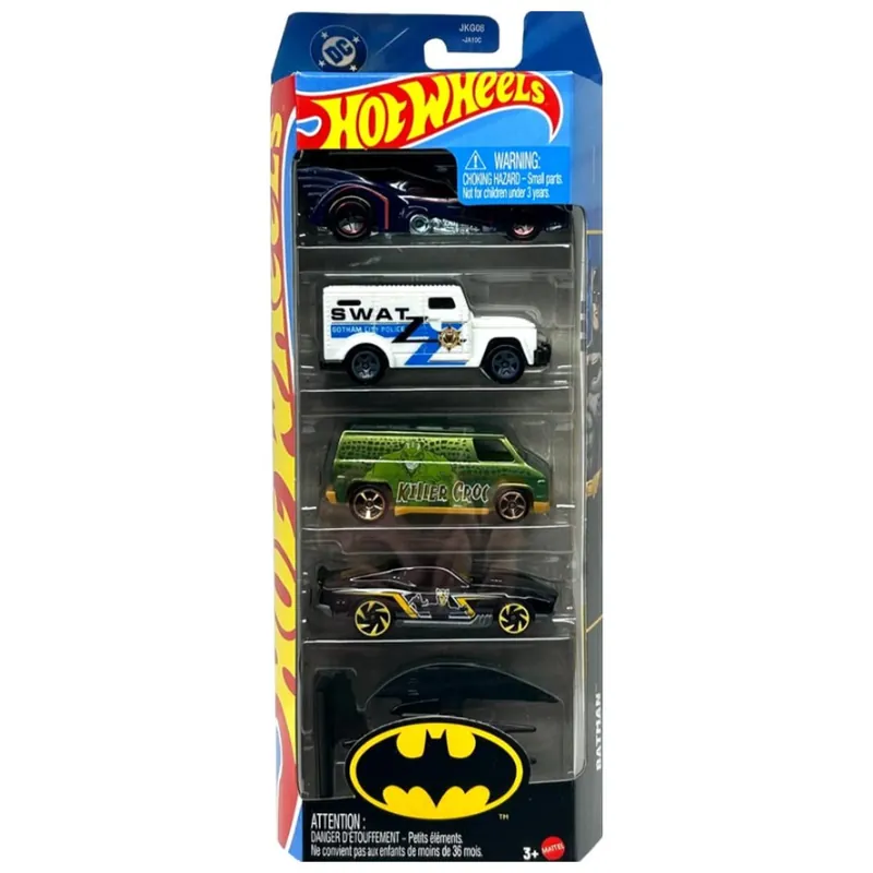 Hot Wheels Batman járművek 5db-os kisautó szett - Mattel Szuper ajánlat