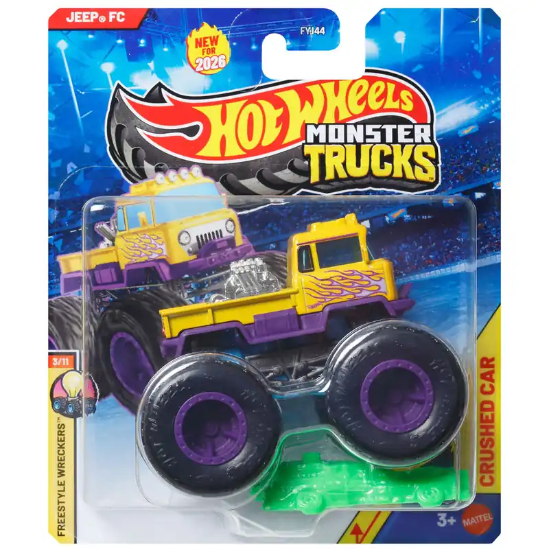 Hot Wheels Monster Trucks Jeep FC monster kisautó 1/64 - Mattel Alacsony ár