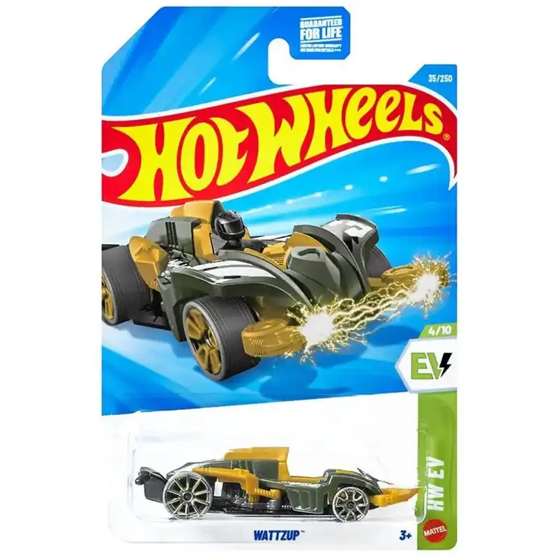 Hot Wheels Wattzup sárga kisautó 1/64 - Mattel Legnépszerűbb