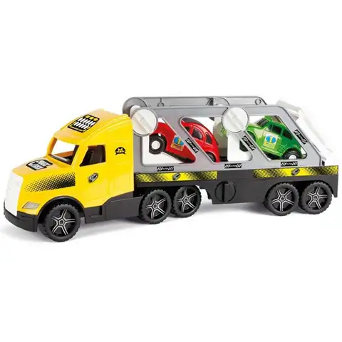 Biztonságos vásárlás Magic Truck Autószállító kamion fluoreszkáló lámpákkal 81cm - Wader