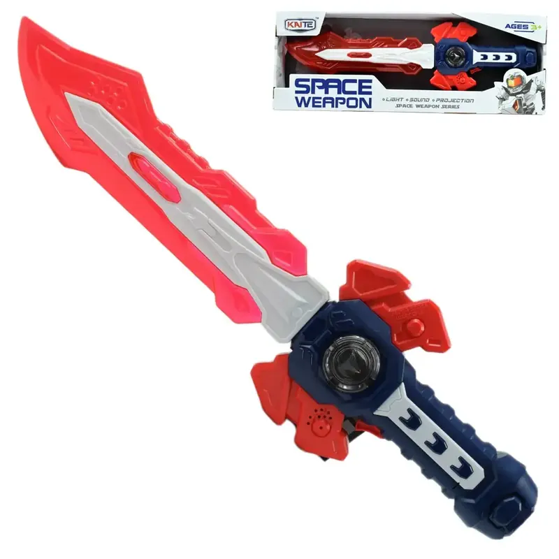 Space Weapon Elektromos kard űrfegyver fénnyel és hanggal 49cm Expressz szállítás