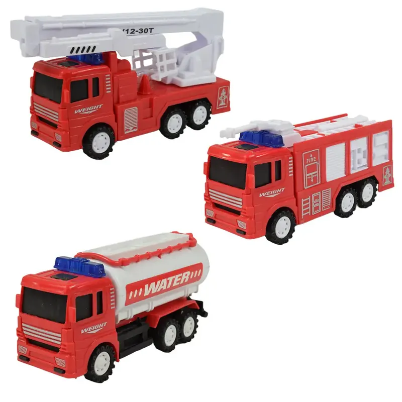Fire Truck Lendkerekes tűzoltóautó többféle változatban 13cm Gyors szállítás