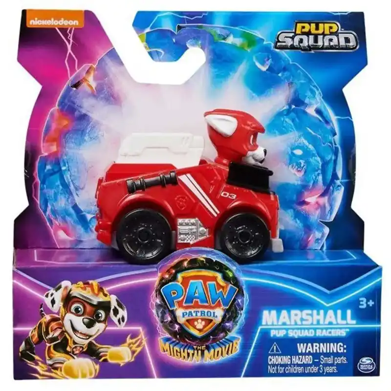 Mancs Őrjárat A Szuperfilm Pup Squad Racers Marshall minifigura járművel - Spin Master Szuper ajánlat