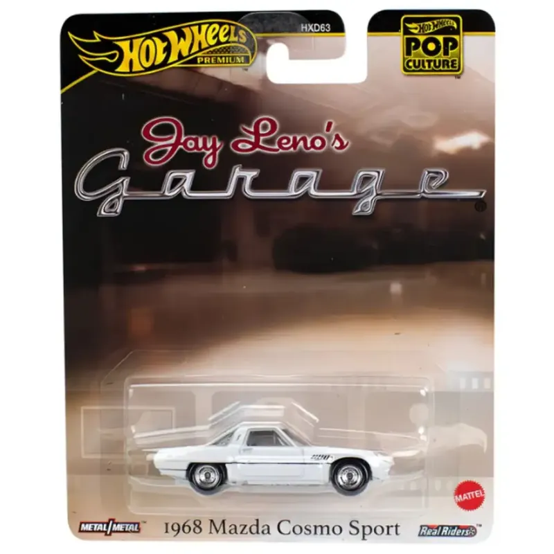 Hot Wheels Pop Culture Jay Leno garázs 1968 Mazda Cosmo Sport kisautó 1/64 - Mattel Korlátozott ajánlat
