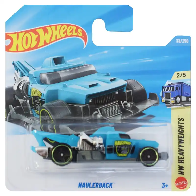 Népszerű Hot Wheels Haulerback kék kisautó 1/64 - Mattel