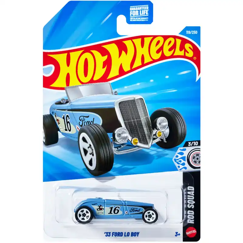 Gyors kiszállítás Hot Wheels ’33 Ford Lo Boy kisautó 1/64 – Mattel