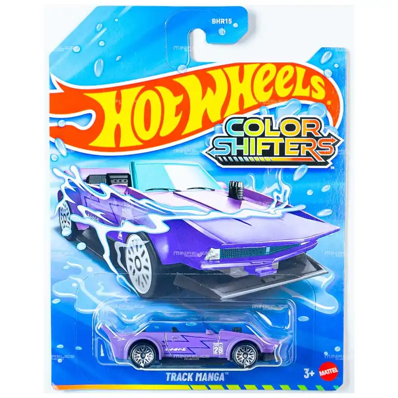 Hot Wheels Track Manga színváltós kisautó 1/64 - Mattel Bestseller