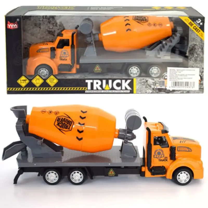Betonkeverős kamion hátrahúzós meghajtással 1/48 Gyors szállítás