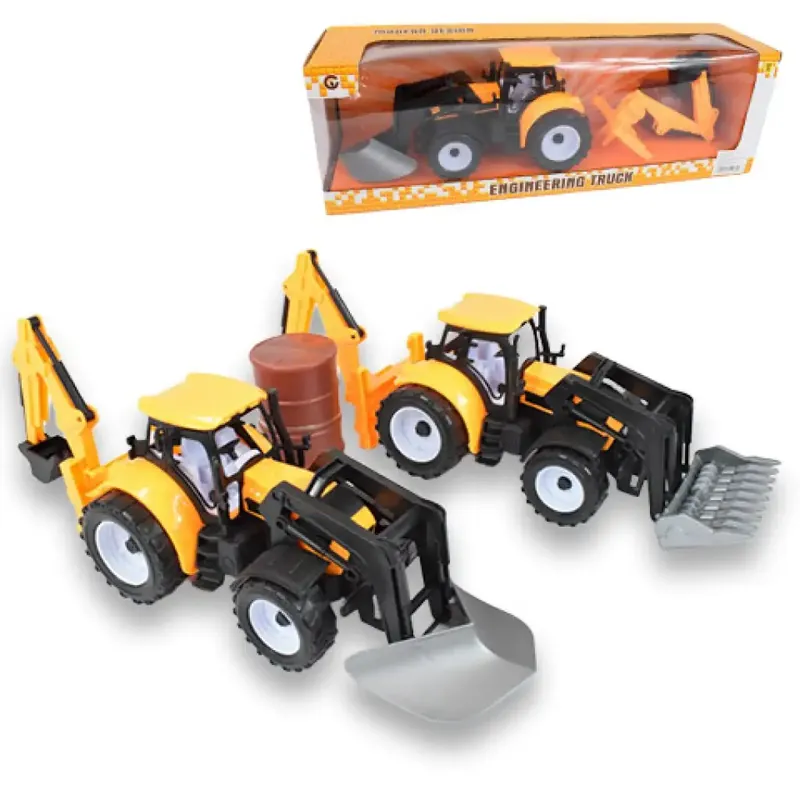 Engineering Truck Kotrórakodó traktor munkagép kétféle változatban 39cm Akció