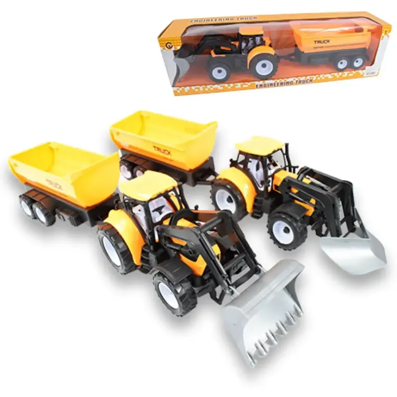 Engineering Truck Kotró traktor munkagép utánfutóval 45cm Olcsó