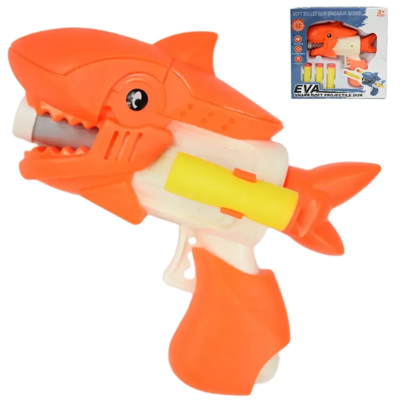 Shark Attack Szivacslövő fegyver tölténnyel 13cm Kihagyhatatlan ajánlat