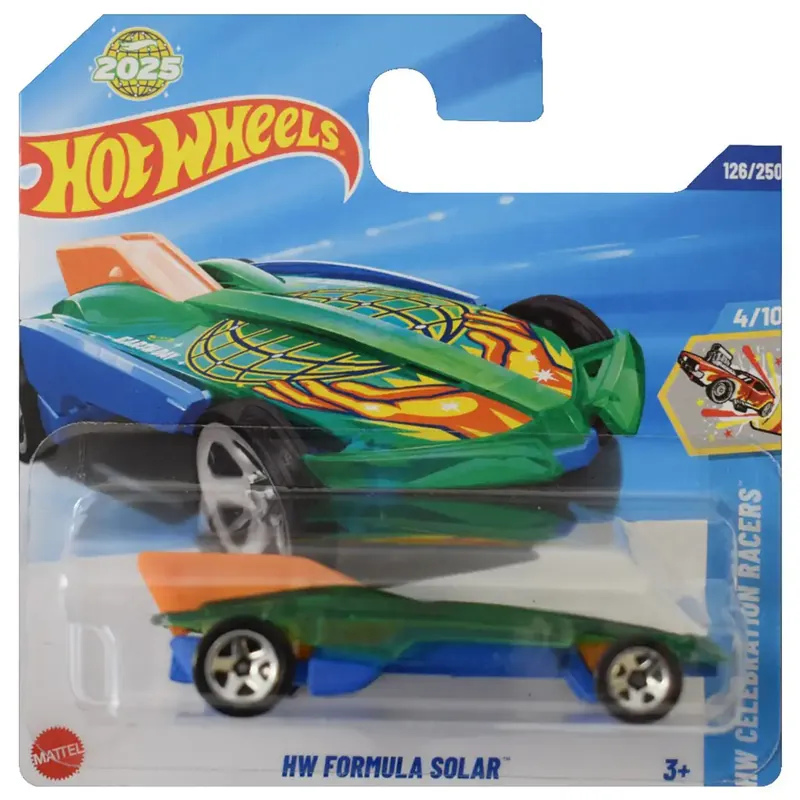 Korlátozott ajánlat Hot Wheels HW Formula Solar zöld-kék kisautó 1/64 - Mattel