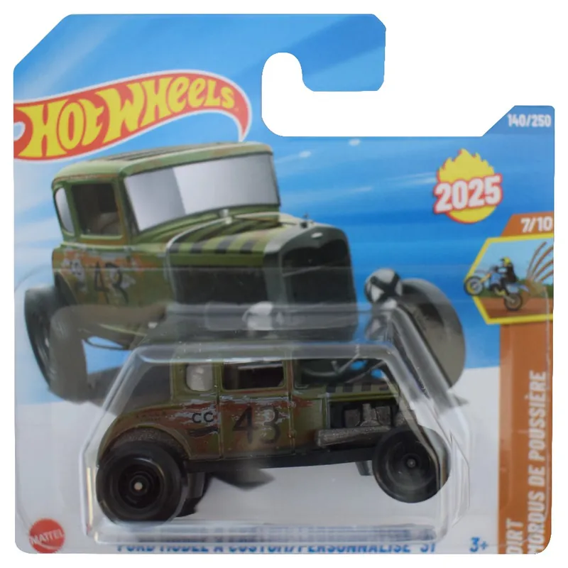 Hot Wheels Ford Model A Custom zöld kisautó 1/64 - Mattel Kiárusítás