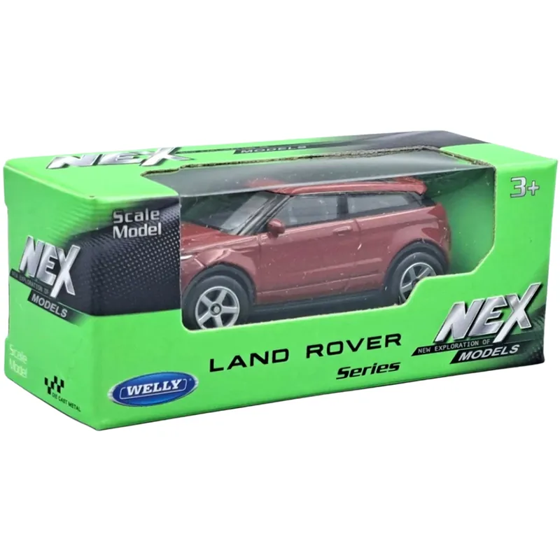Welly Land Rover Evoque bordó fém kisautó modell 1/64 Rendeld meg most