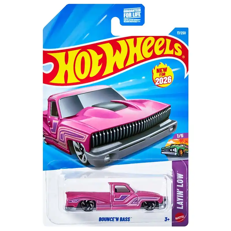 Azonnal elérhető Hot Wheels Bounce‘n Bass kisautó 1/64 - Mattel