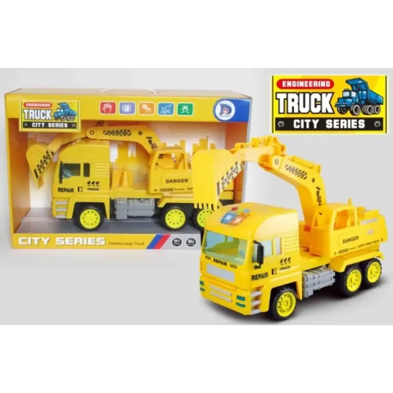 Outlet Markolós teherautó modell fénnyel 37cm-es