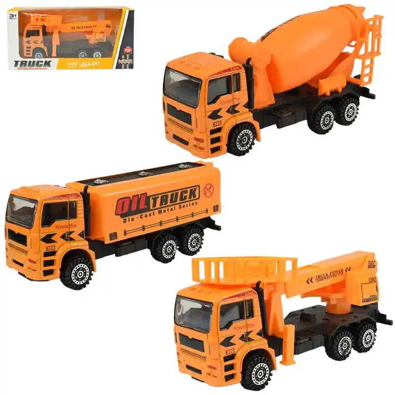 Truck Fém építőipari járművek többféle változatban 19cm Biztonságos fizetés