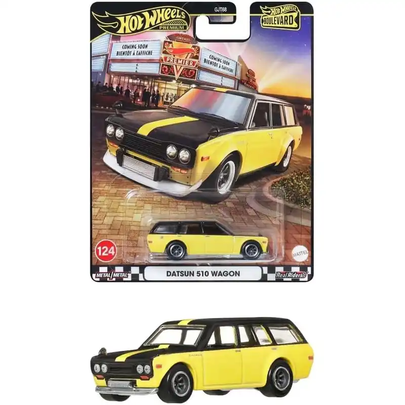 Csak ma Hot Wheels Boulevard Datsun 510 wagon kisautó 1/64 - Mattel