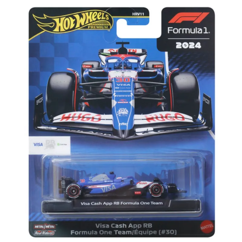 Hot Wheels Premium Visa Cash App RB Formula 1 No. 30 kisautó 1/64 - Mattel Csak ma