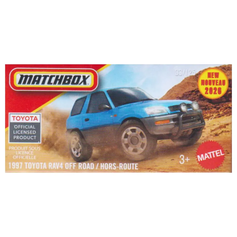 Matchbox 1997 Toyota RAV4 Off-Road kisautó 1/64 – Mattel Outlet