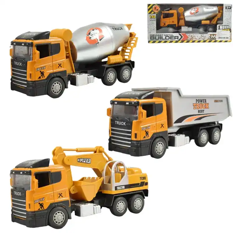 Builders Építőipari jármű többféle változatban 22cm 1db Vásárlói kedvenc