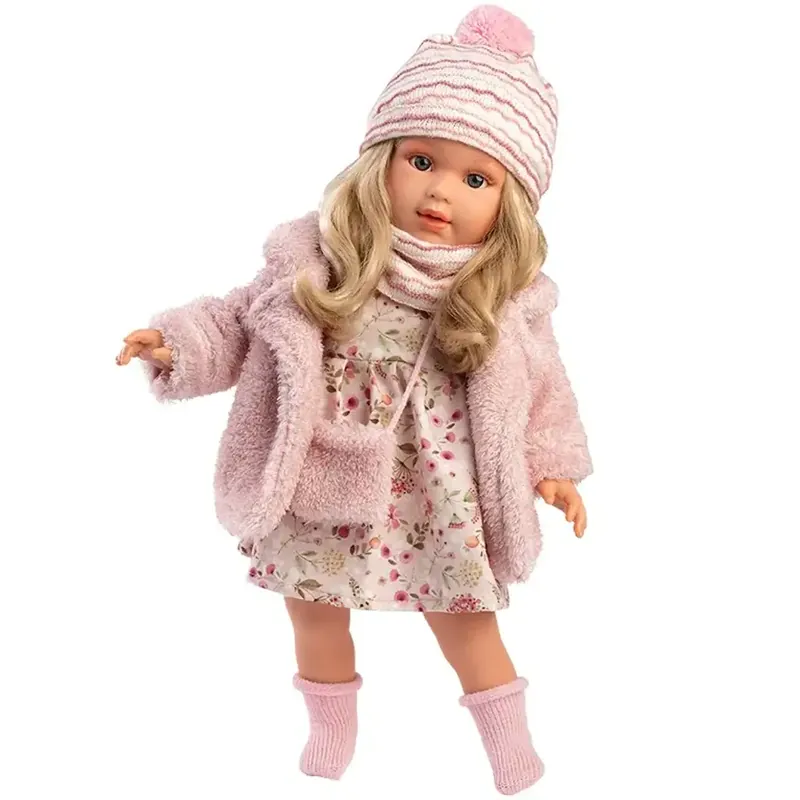 Llorens Lucia 40cm-es baba virágos ruhában ridiküllel Legjobb ár