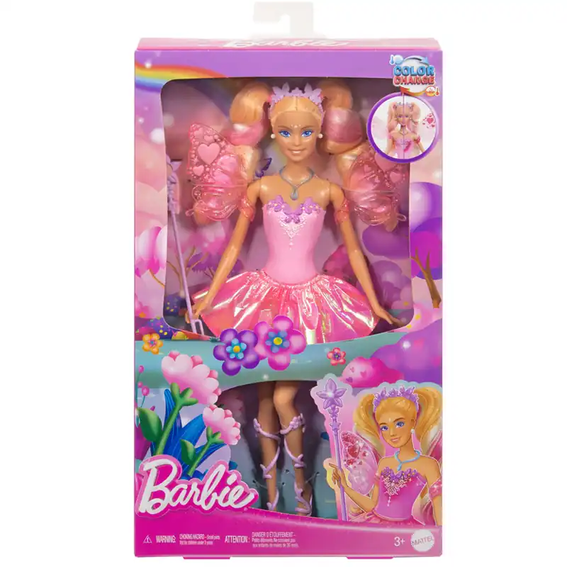 Gyors szállítás Barbie Színváltós tündér baba - Mattel