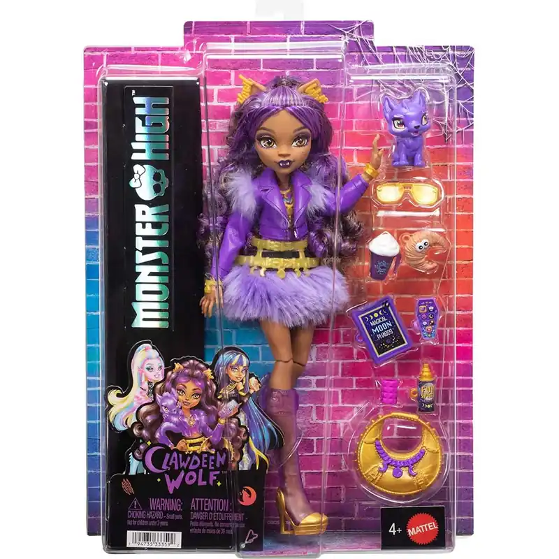Monster High Clawdeen Wolf baba kiegészítőkkel - Mattel Outlet