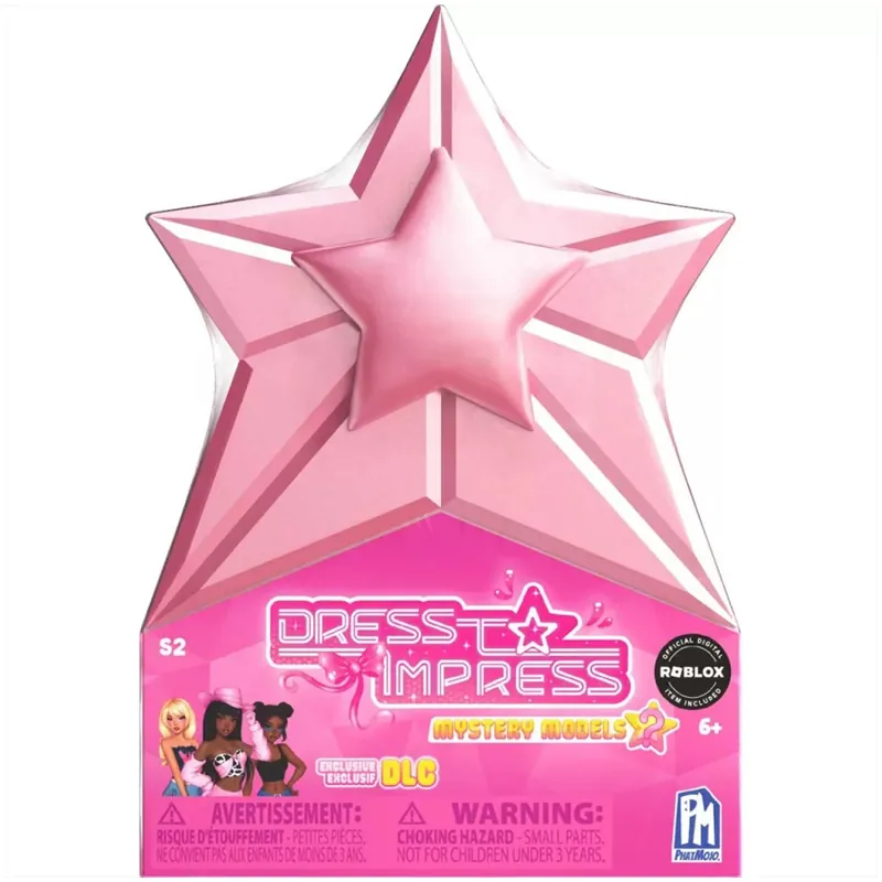 Azonnal elérhető PhatMojo Dress to Impress meglepetés baba, 2. széria, DLC kóddal