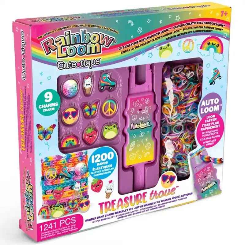 Rainbow Loom Cute-Tique kincsesbánya gumikarkötő készítő szett Árengedmény