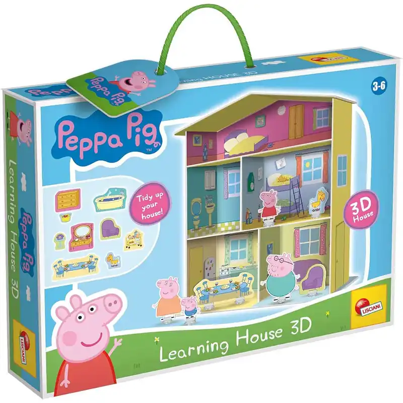 Expressz kézbesítés Peppa malac oktató háza 3D - Lisciani