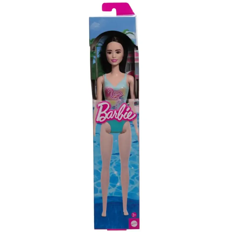 Barbie Beach baba kék mintás fürdőruhában - Mattel Szuper ajánlat