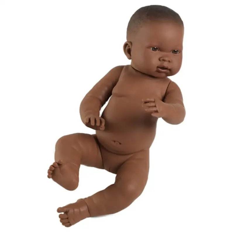 Afroamerikai lány csecsemő baba 45cm Outlet