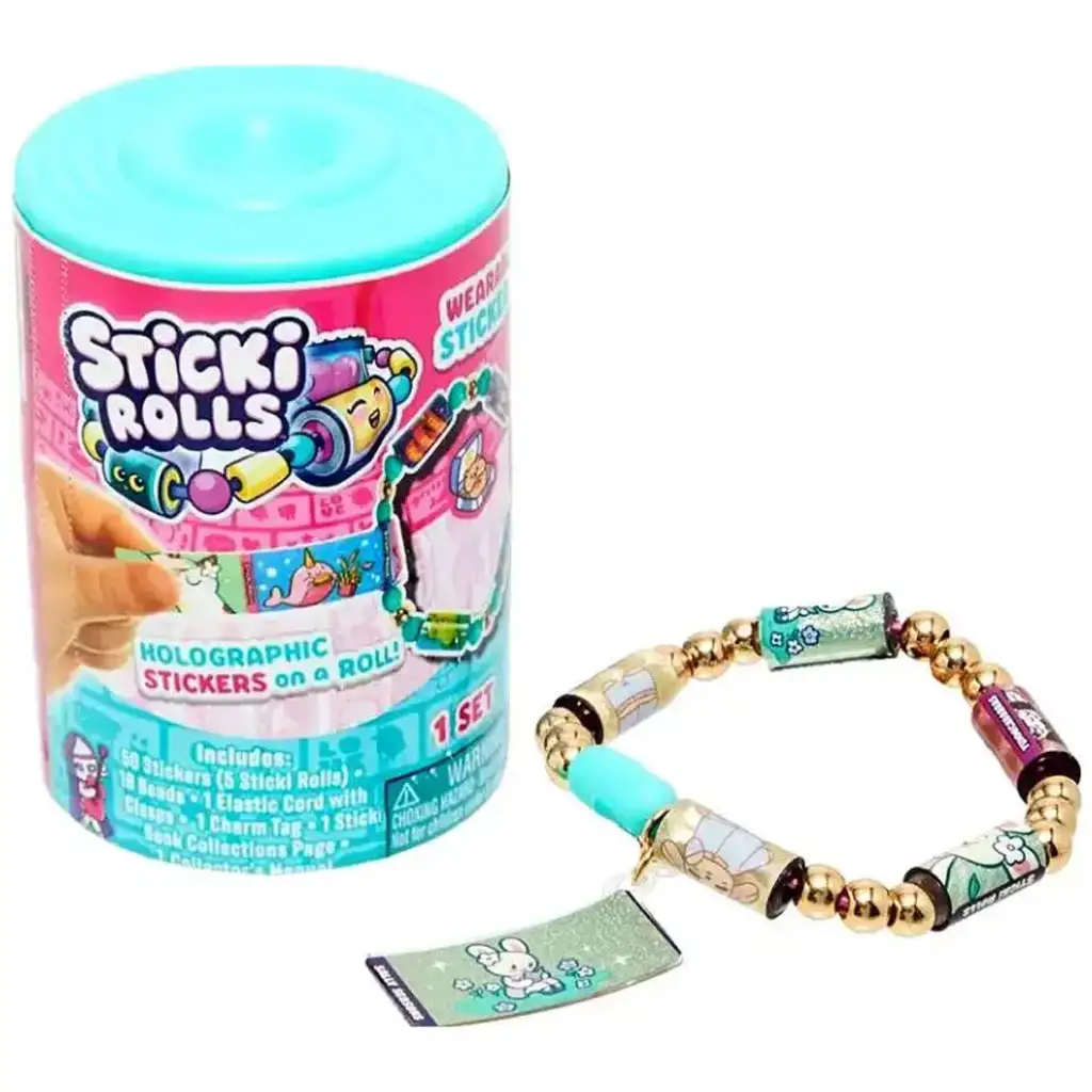 Sticki Rolls Matricás meglepetés karkötő kapszulában Expressz szállítás