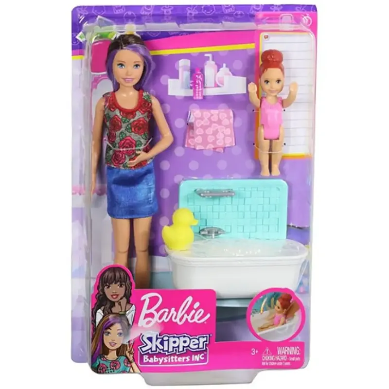 Bestseller Barbie Skipper fürdető bébiszitter játékszett - Mattel