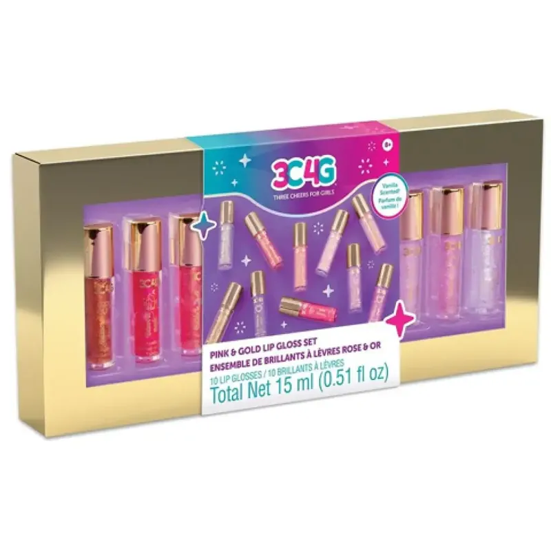 Make it Real 3C4G pink és arany 10db-os szájfény szett Biztonságos fizetés