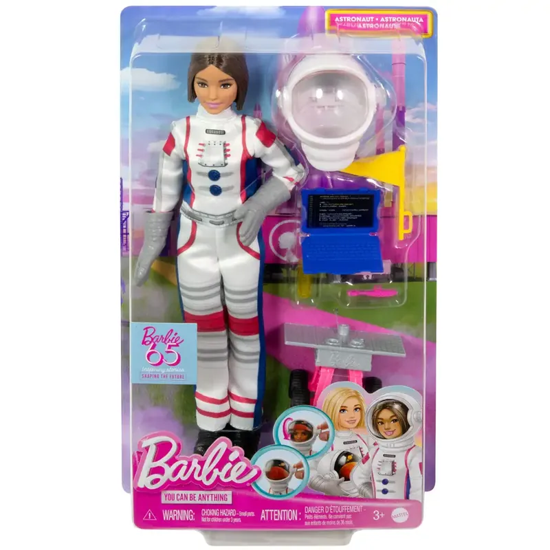 Barbie 65. évfordulós karrier játékszett - Űrhajós baba kiegészítőkkel - Mattel Legjobb ár