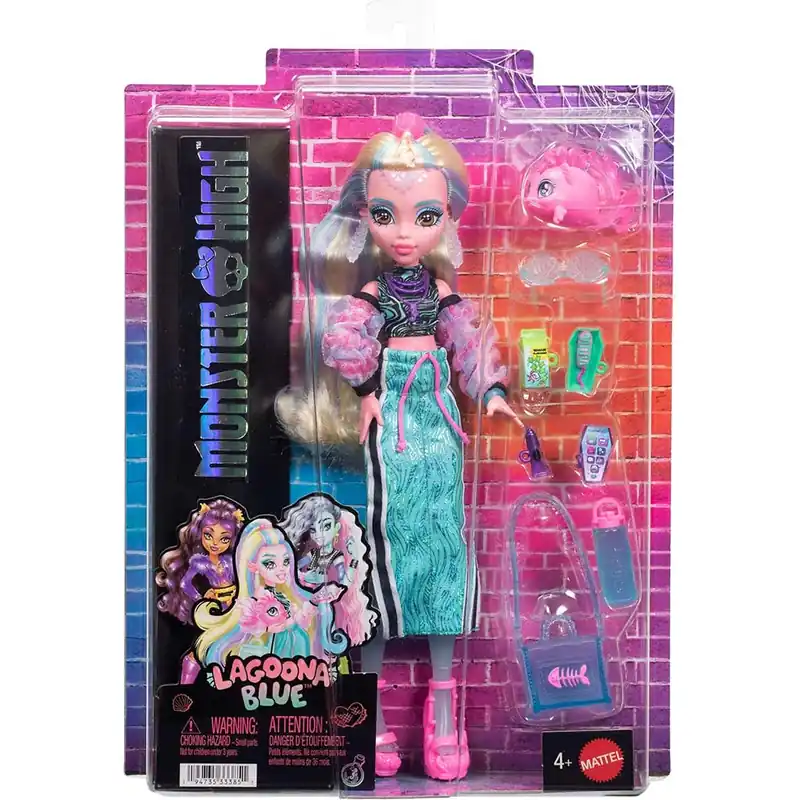 Monster High Lagoona Blue baba kiegészítőkkel - Mattel Csak ma