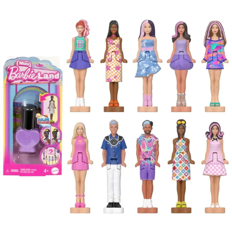 Barbie Minie Barbieland - Meglepetés a körömlakkban baba 1db - Mattel Legkelendőbb
