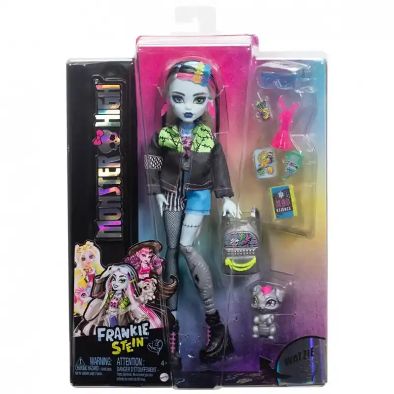 Akció Monster High baba - Szörnyen új Frankie Stein - Mattel