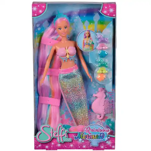 Steffi Love Szivárvány sellő baba - Simba Toys Olcsó