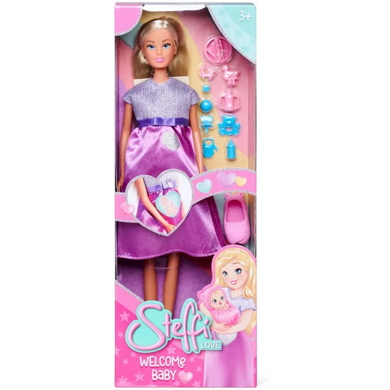 Prémium Steffi Love Welcome Baby Steffi terhes baba - Simba Toys