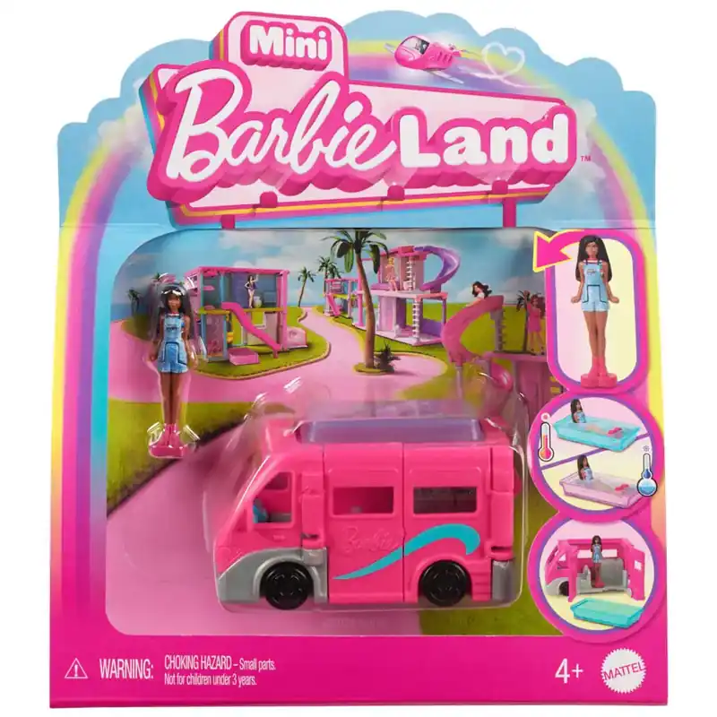 Barbie Mini BarbieLand járművek - Álom lakóautó szett - Mattel Bestseller